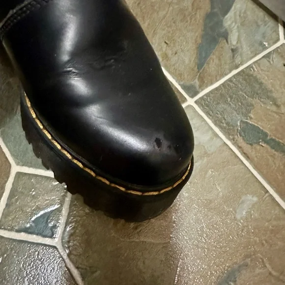 Dr Martens Black Platform Boots - Picture 5 of 5